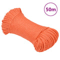 Werktouw 3 mm 50 m polypropeen oranje