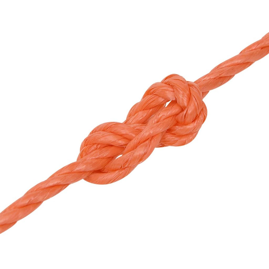 Werktouw 6 mm 50 m polypropeen oranje