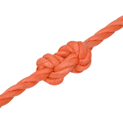 Werktouw 10 mm 25 m polypropeen oranje