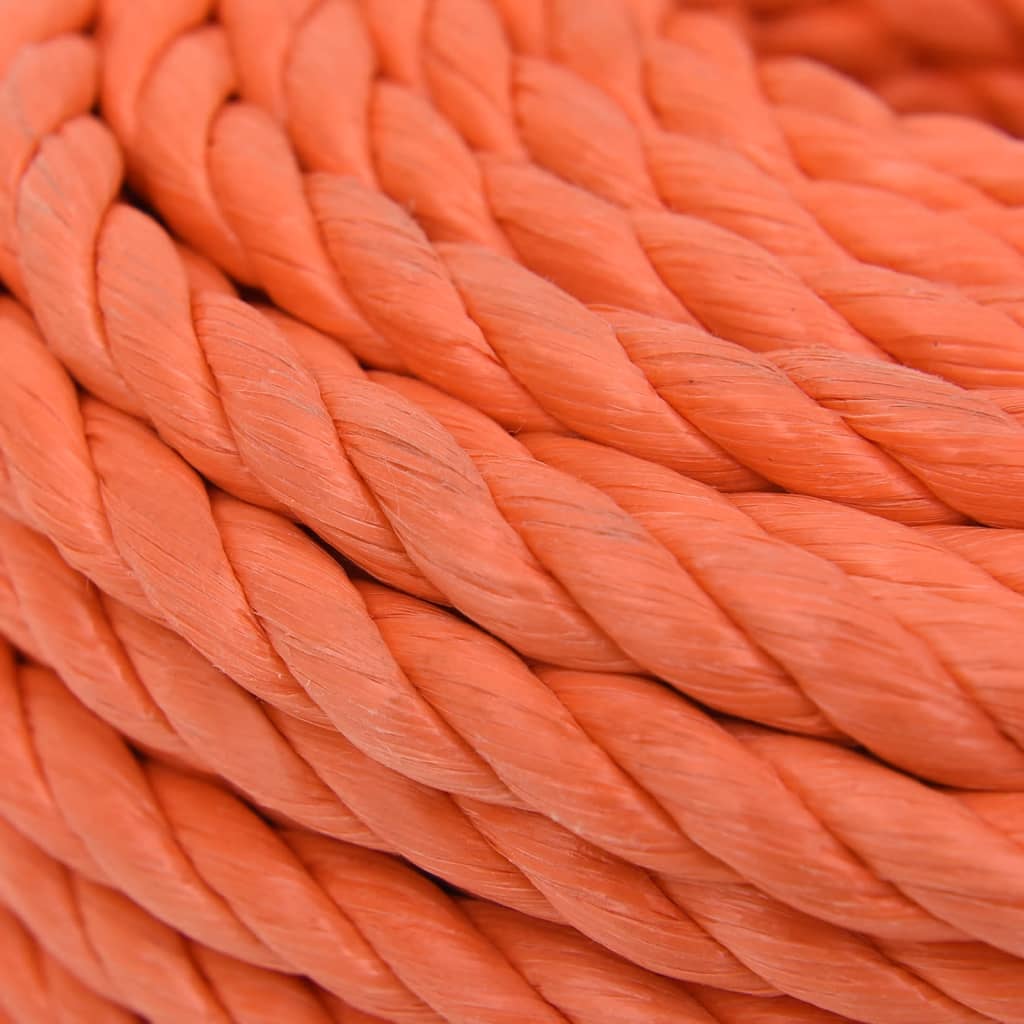 Werktouw 14 Mm 50 M Polypropeen Oranje Orange