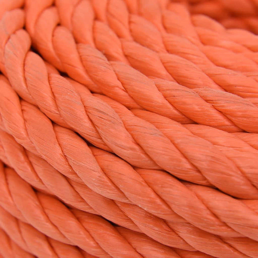 Werktouw 14 Mm 50 M Polypropeen Oranje Orange