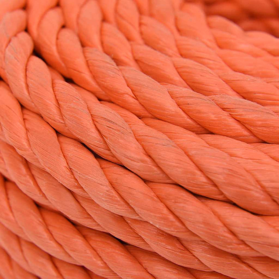 Werktouw 20 mm 25 m polypropeen oranje