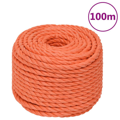 Werktouw 20 Mm 100 M Polypropeen Oranje orange