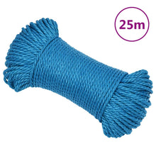 Werktouw 3 mm 25 m polypropeen blauw 3 mm 25 m