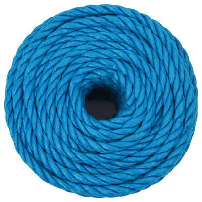 Werktouw 12 mm 25 m polypropeen blauw 12 mm 25 m