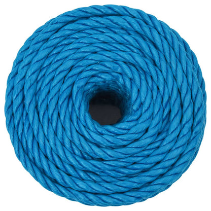Werktouw 14 mm 25 m polypropeen blauw 14 mm 25 m