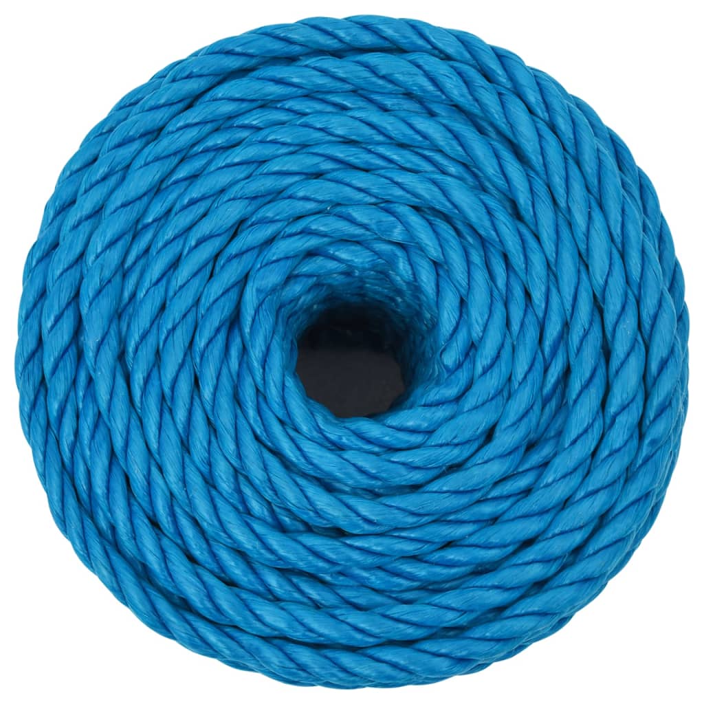 Werktouw 14 Mm 50 M Polypropeen Blauw Blauw