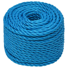 Werktouw 24 mm 50 m polypropeen blauw 24 mm 50 m