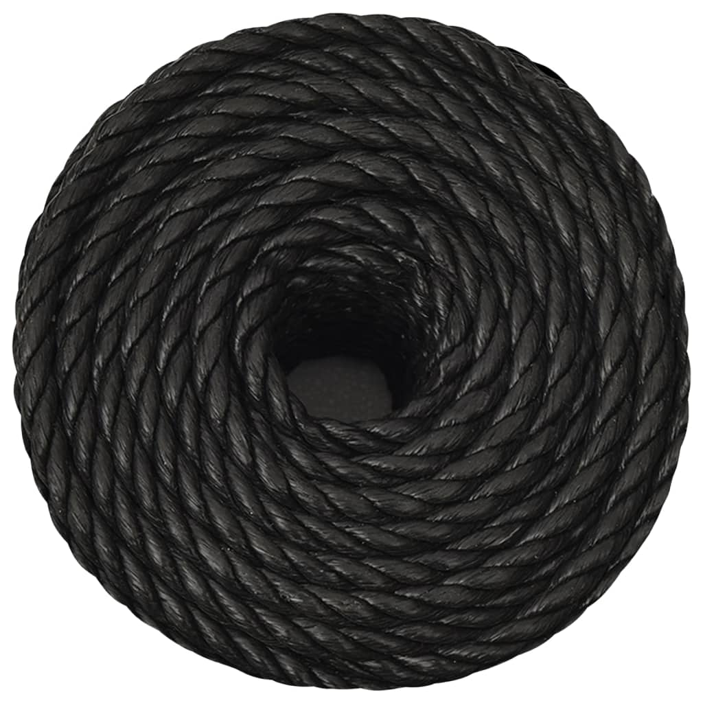 Werktouw 12 Mm 100 M Polypropeen Zwart