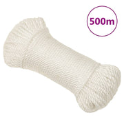 Working rope 3 mm 500 m polypropylene white