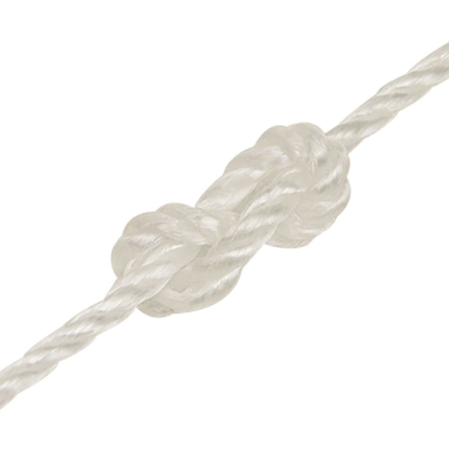 Werktouw 6 mm 100 m polypropeen wit