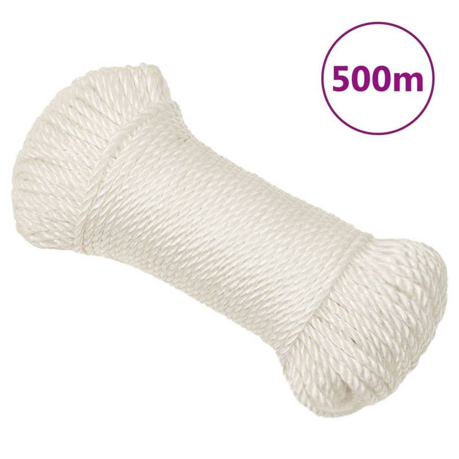 Werktouw 8 Mm 500 M Polypropeen Wit Wit 1