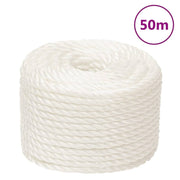 Work rope 12 mm 50 m polypropylene white
