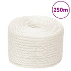 Working Rope 12 mm 250 m Polypropylene White