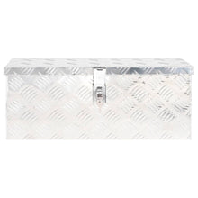 Opbergbox 60X23,5X23 Cm Aluminium Kleurig 60 x 23.5 x 23 cm Zilver