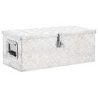 Opbergbox Aluminium Kleurig 70 x 31 x 27 cm Zilver