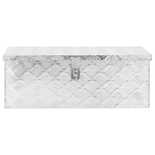 Opbergbox Aluminium Kleurig 70 x 31 x 27 cm Zilver