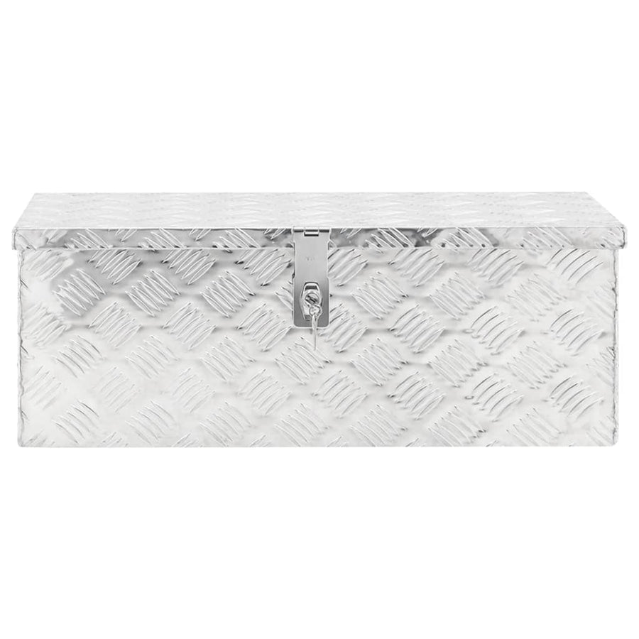 Opbergbox Aluminium Kleurig 70 x 31 x 27 cm Zilver