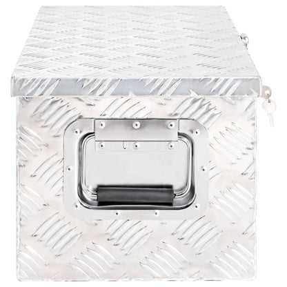 Opbergbox Aluminium Kleurig 70 x 31 x 27 cm Zilver
