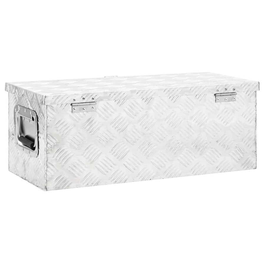 Opbergbox Aluminium Kleurig 70 x 31 x 27 cm Zilver
