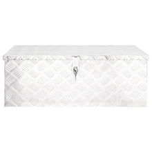 Opbergbox Aluminium Kleurig 80 x 39 x 30 cm Zilver