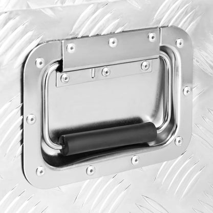 Opbergbox Aluminium Kleurig 80 x 39 x 30 cm Zilver