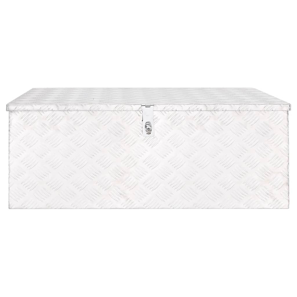 Opbergbox Aluminium Kleurig 100 x 55 x 37 cm Zilver