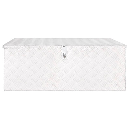 Opbergbox Aluminium Kleurig 100 x 55 x 37 cm Zilver