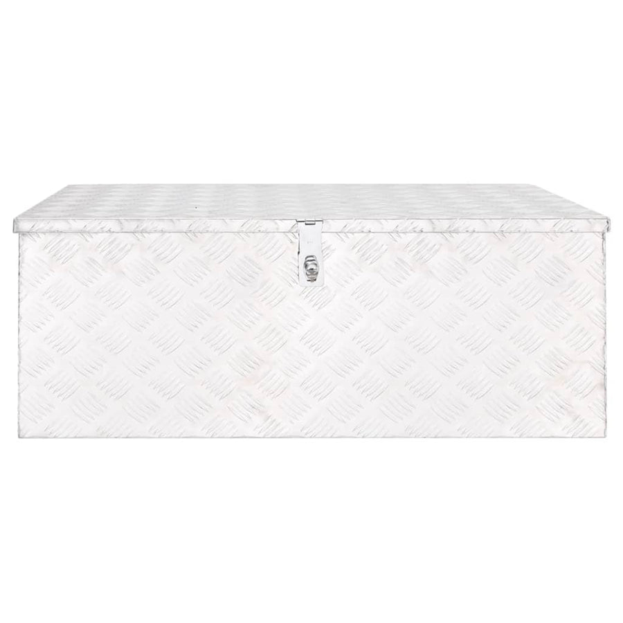 Opbergbox Aluminium Kleurig 100 x 55 x 37 cm Zilver