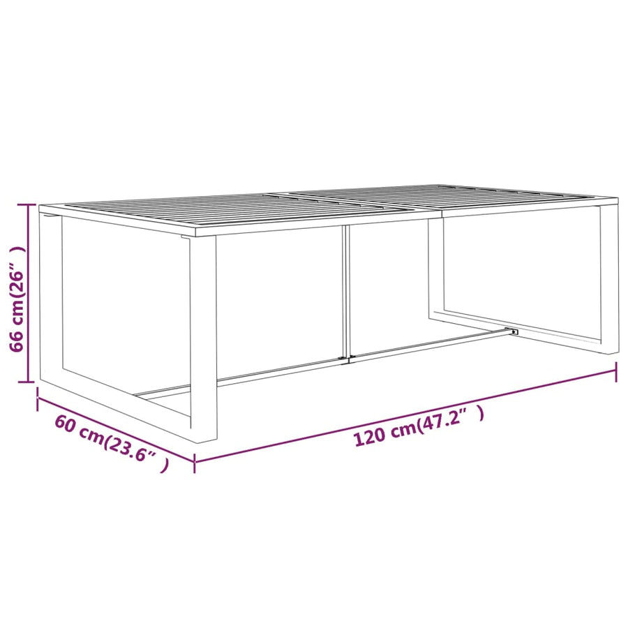 6-Delige Loungeset Met Kussens Aluminium Antracietkleurig 2x hoek + 3x midden + Tafel