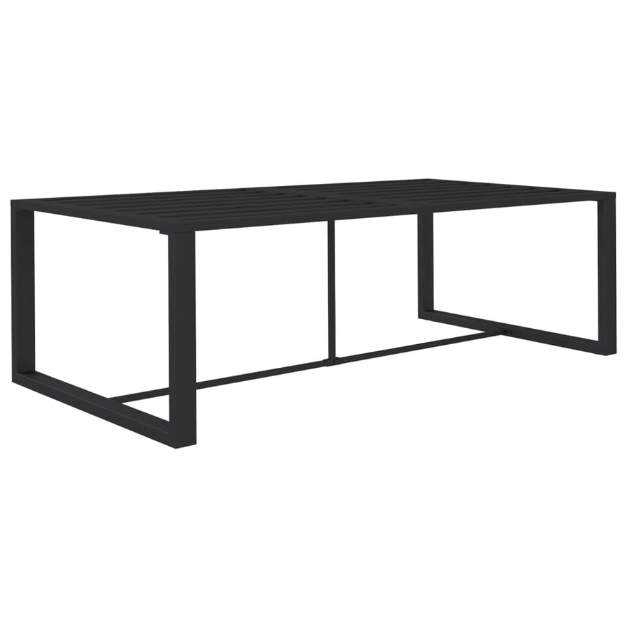 4-Delige Loungeset Met Kussens Aluminium Antracietkleurig 2x hoek + midden + Tafel
