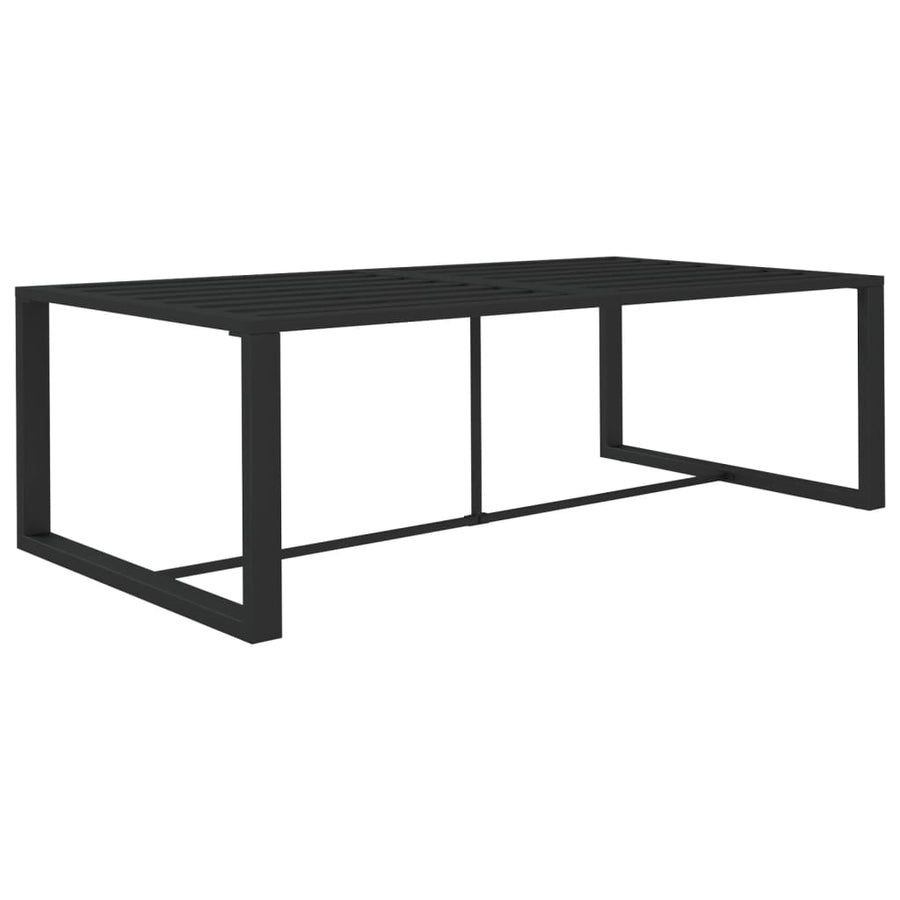 7-Delige Loungeset Met Kussens Aluminium Antracietkleurig 6x hoek + Tafel