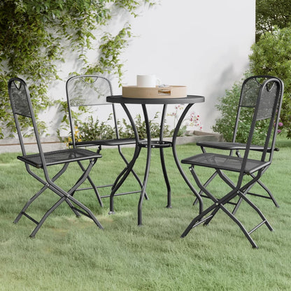 5-Delige Tuinset Metaalgaas Antracietkleurig 4