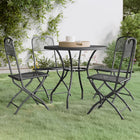 5-Piece Metal Mesh Garden Set Anthracite 4