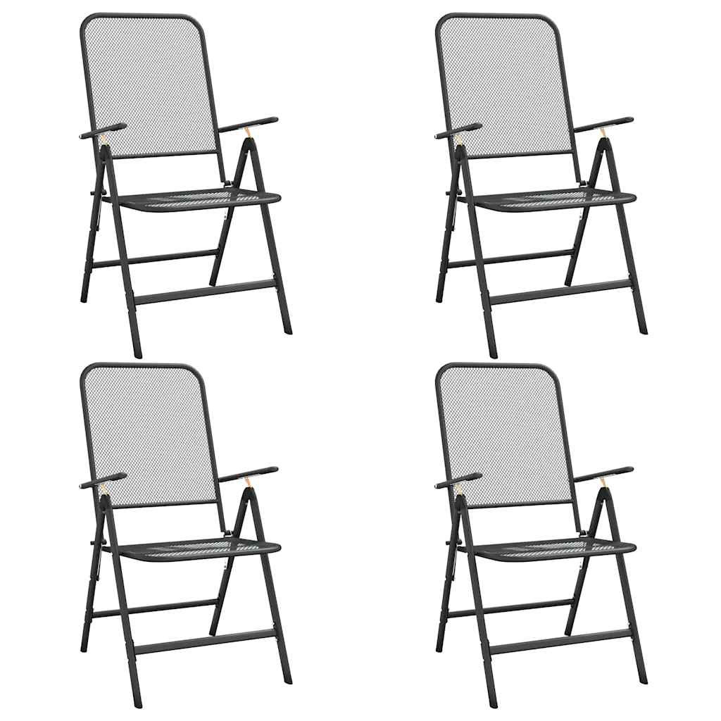 5-Delige Tuinset Metaalgaas Antracietkleurig 4