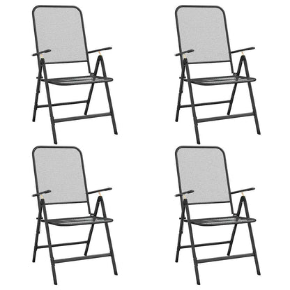 5-Delige Tuinset Metaalgaas Antracietkleurig 4