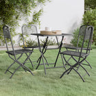 5-Piece Metal Mesh Garden Set Anthracite