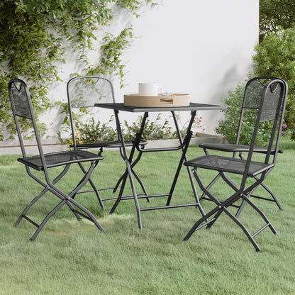 -Delige Tuinset Metaalgaas Antracietkleurig 5
