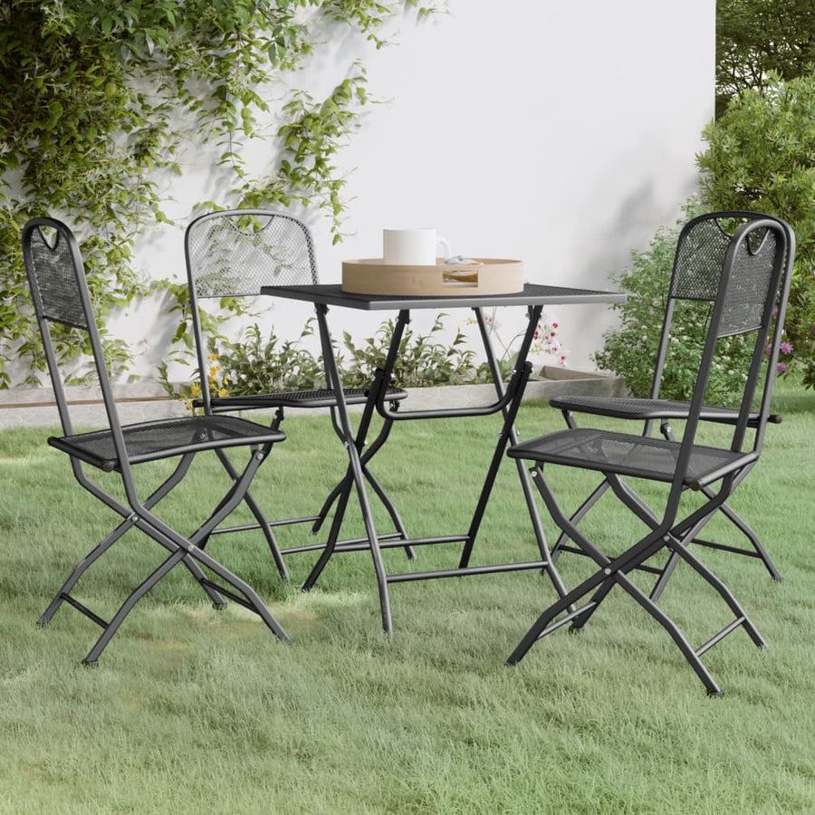 -Delige Tuinset Metaalgaas Antracietkleurig 5