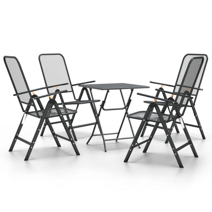 -Delige Tuinset Metaalgaas Antracietkleurig 5