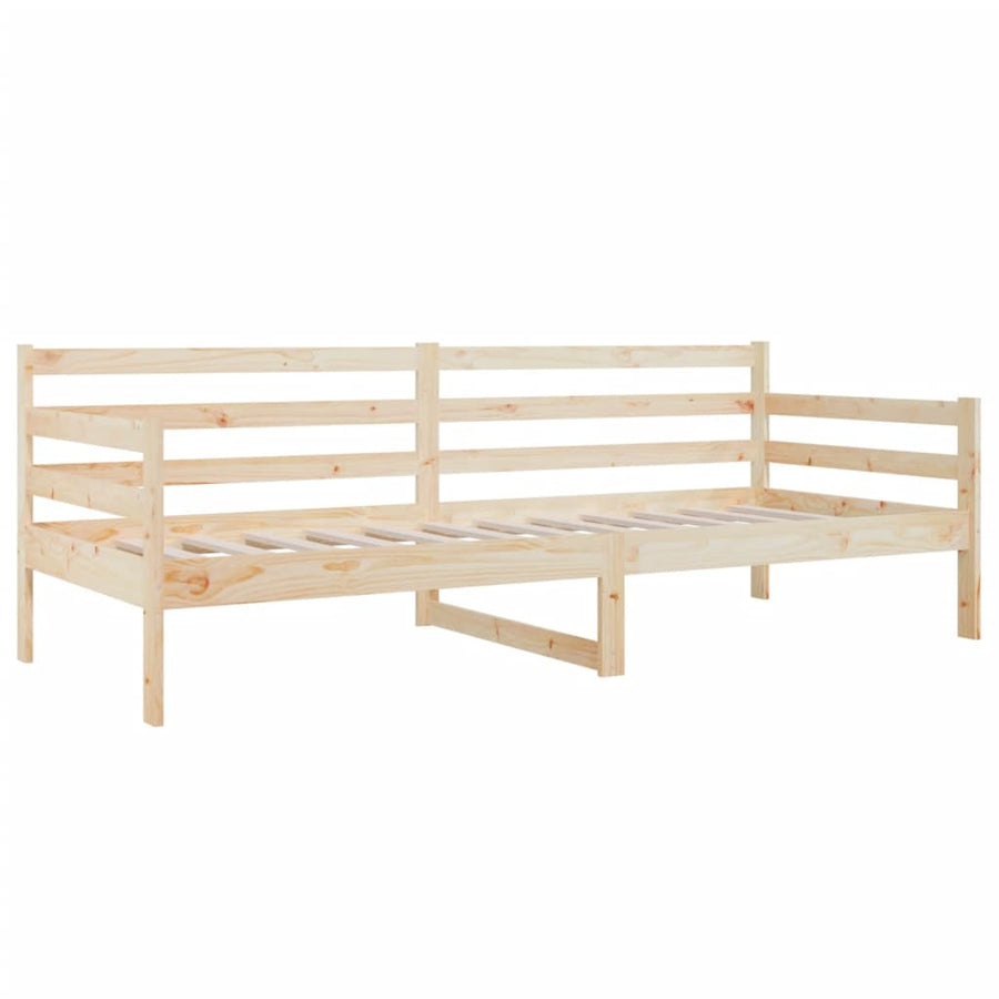 Slaapbank 90X190 Cm Massief Grenenhout Naturel