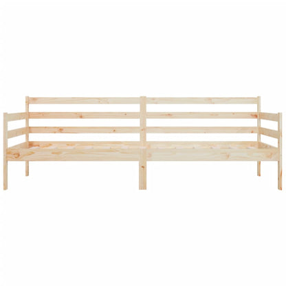 Slaapbank 90X190 Cm Massief Grenenhout Naturel