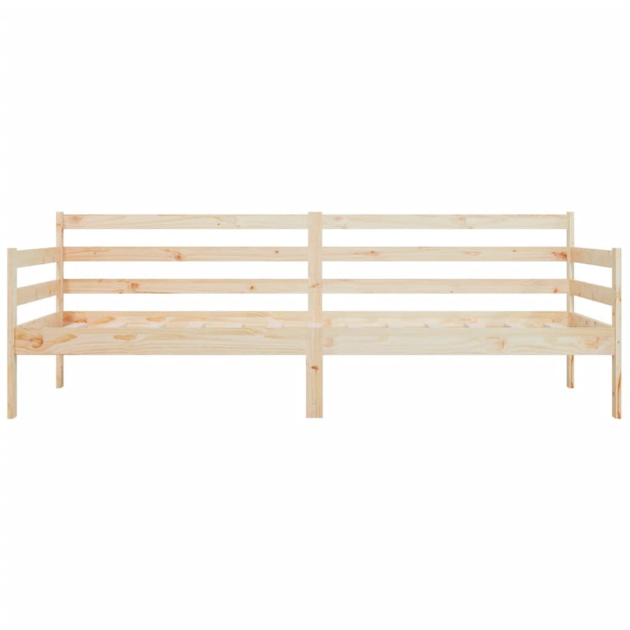Slaapbank 90X190 Cm Massief Grenenhout Naturel