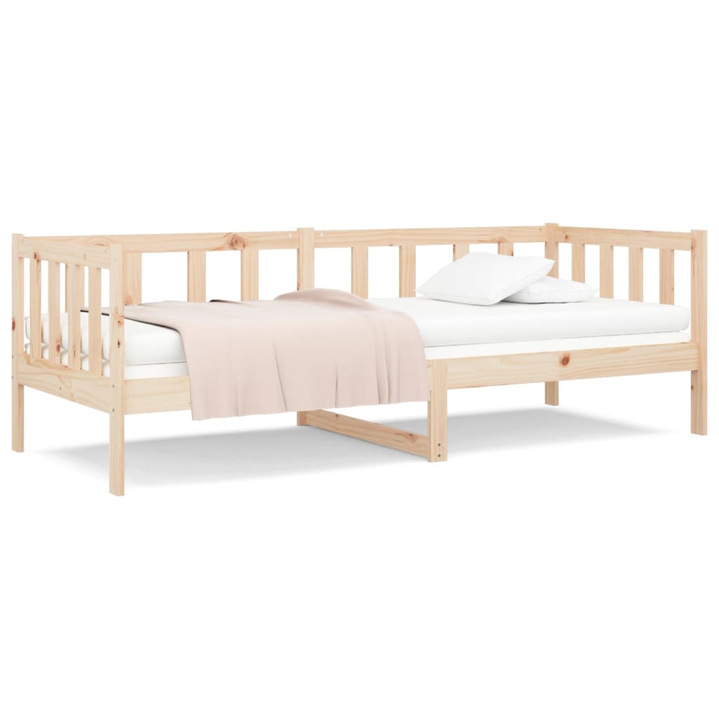 Slaapbank 90X190 Cm Massief Grenenhout