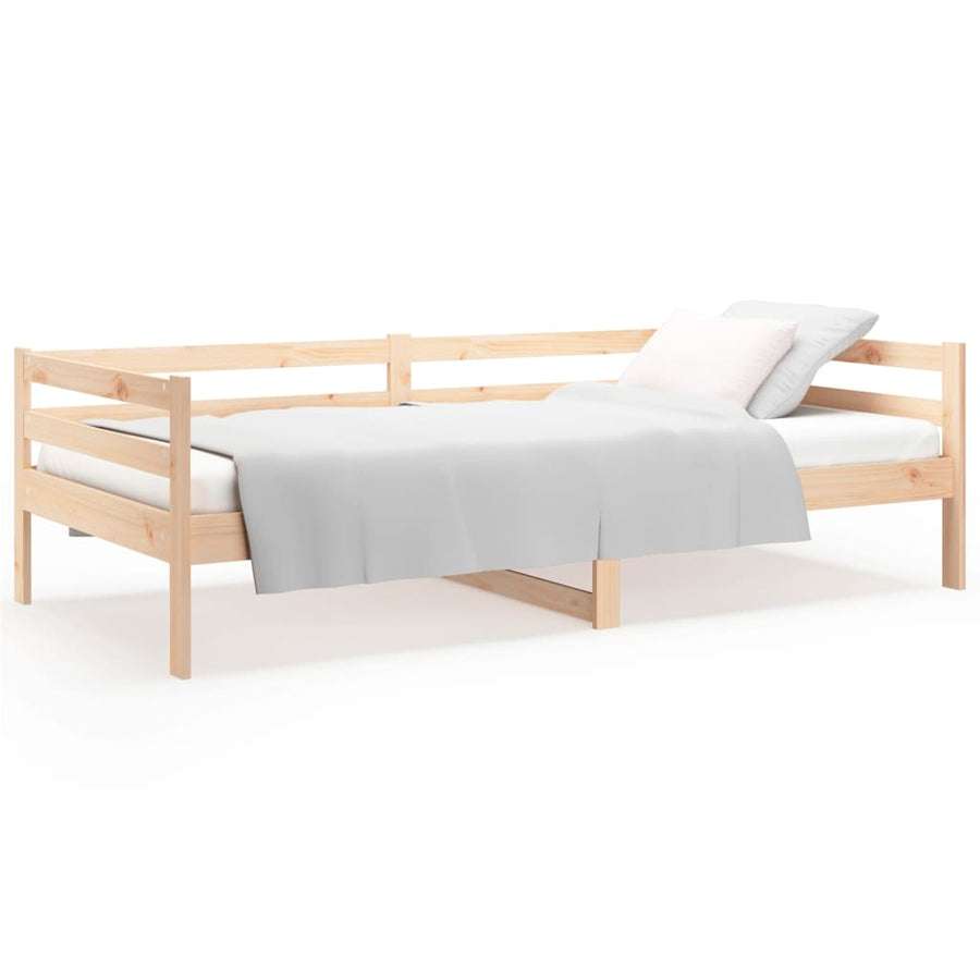 Slaapbank 80X200 Cm Massief Grenenhout Naturel