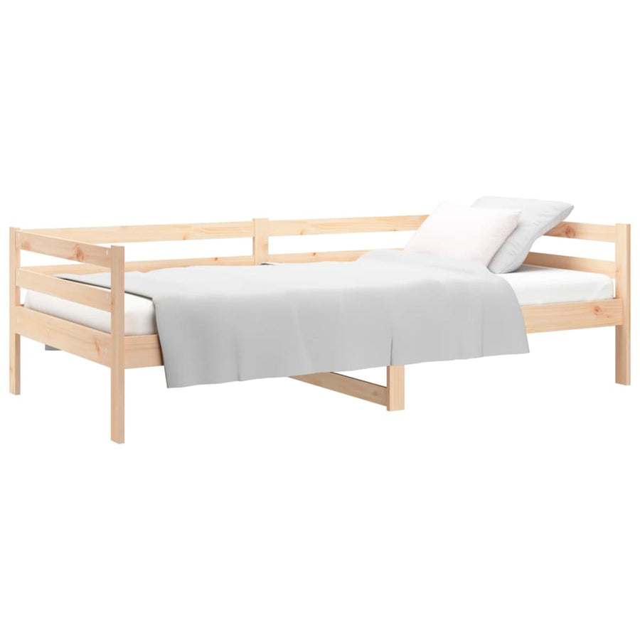 Slaapbank 80X200 Cm Massief Grenenhout Naturel