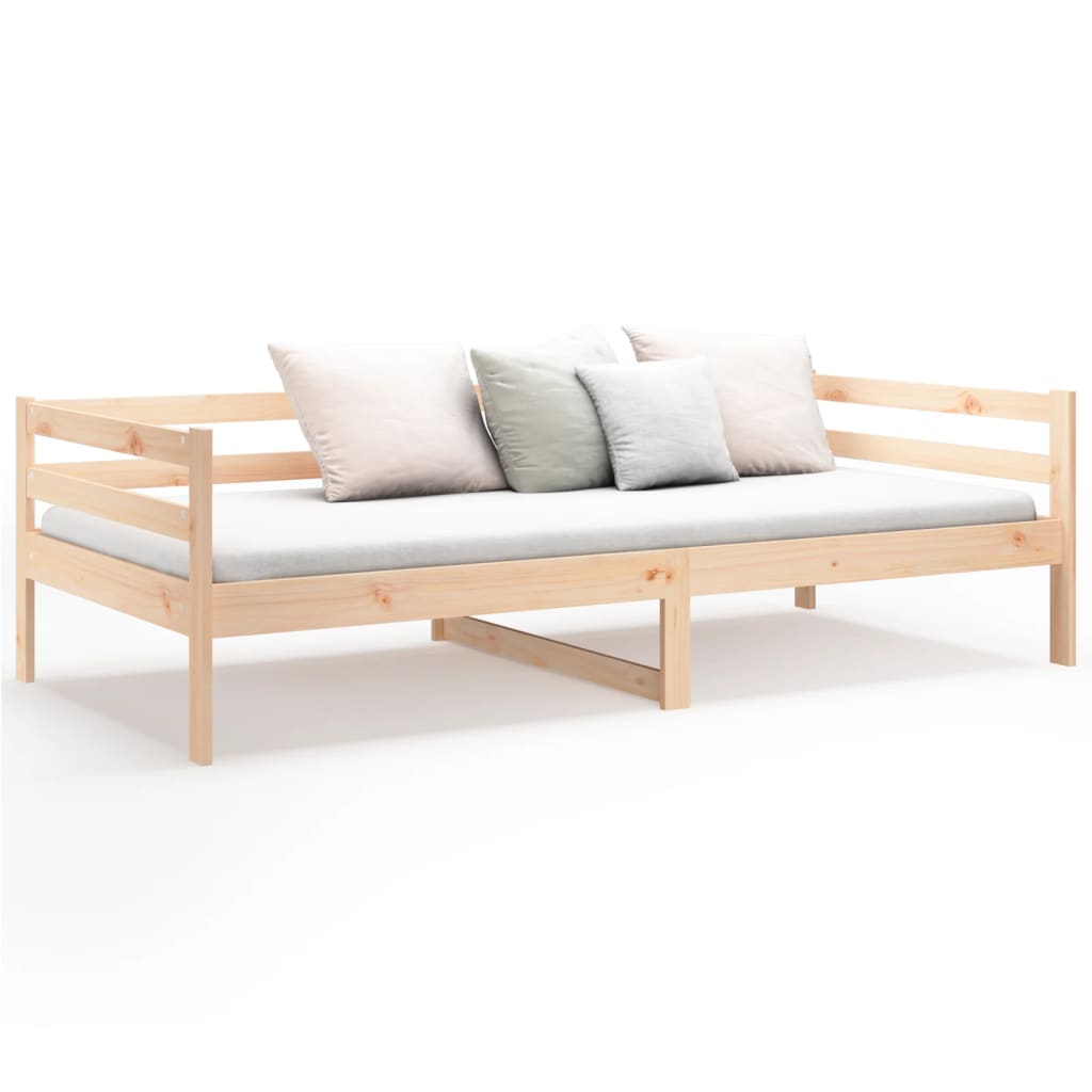 Slaapbank 80X200 Cm Massief Grenenhout Naturel