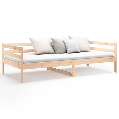 Slaapbank 80X200 Cm Massief Grenenhout Naturel