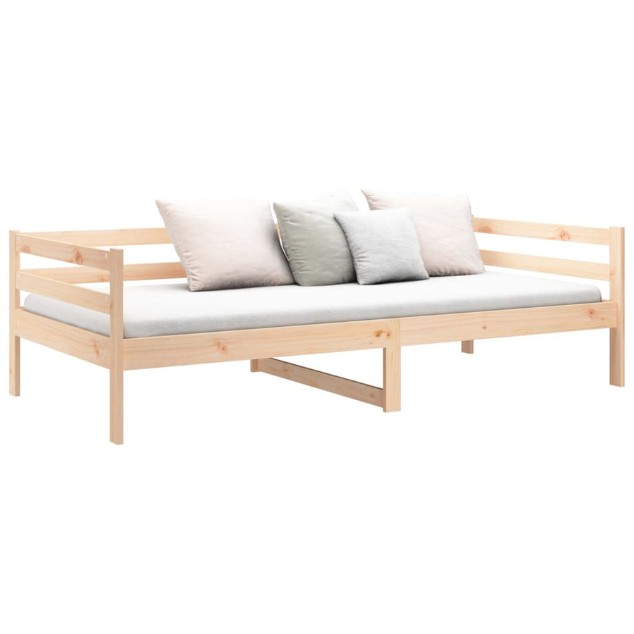 Slaapbank 80X200 Cm Massief Grenenhout Naturel