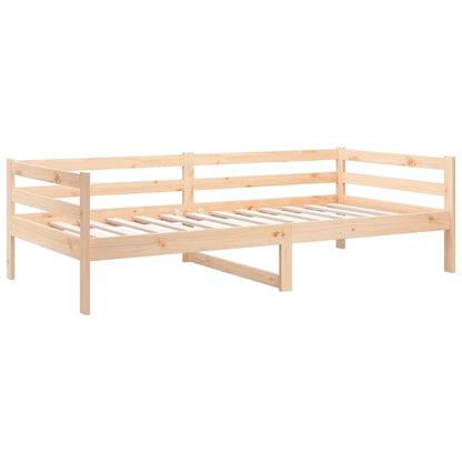 Slaapbank 80X200 Cm Massief Grenenhout Naturel